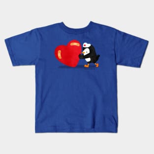 Penguins can fix your heart Kids T-Shirt